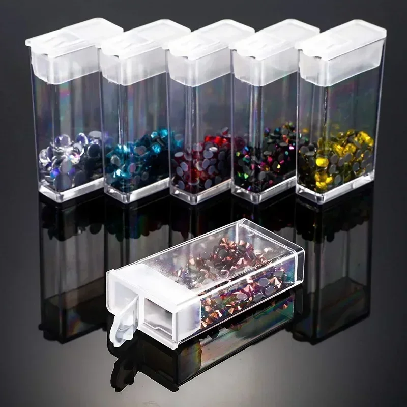 64 Grid Plastic Storage Box,Container Storage Clear Plastic Jewelry Organizer Box