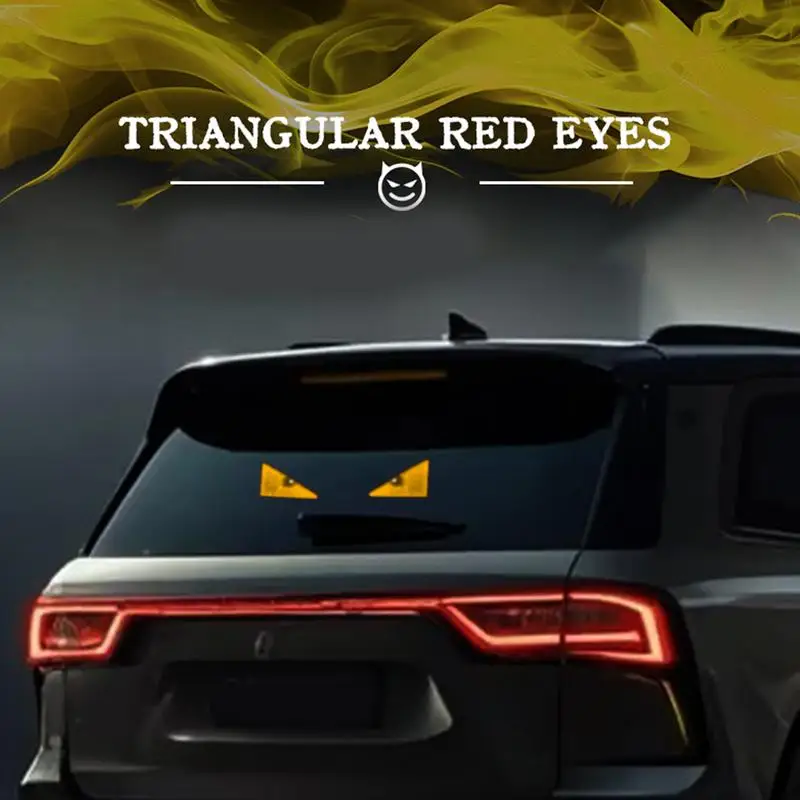 Devil Eyes Light для автомобилей 5V Led Dynamic Devil Eye Мягкий экран APP Control Автомобильный оконный экран Светодиодные глаза с регулируемым глазом