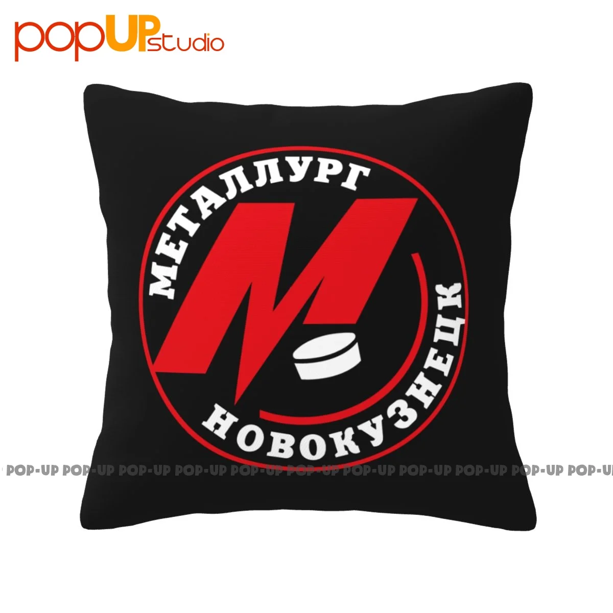 Silky Metallurg Novokuznetsk Khl Russian Professional Hockey Pillowcase Throw Pillow Cover Fashion