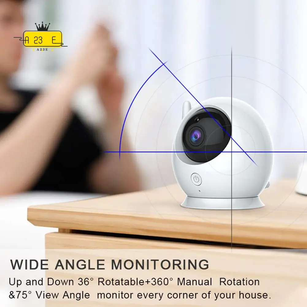 a23e-video-baby-monitor-baby-caregiver-monitor-con-telecamera-per-bambini-con-schermo-ips-da-43-pollici-allarme-per-l'allattamento-e-ninna-nanna