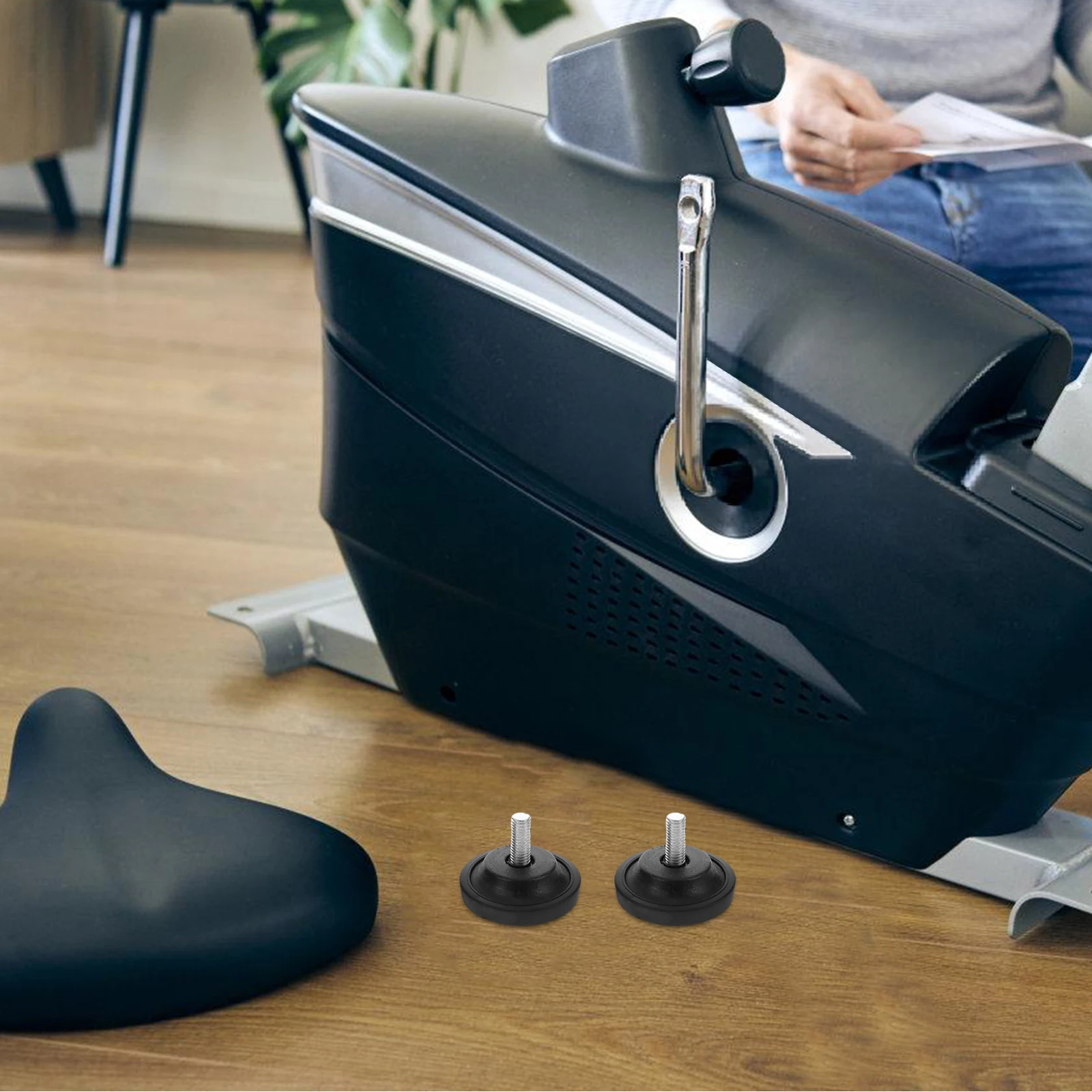 

2pcs Adjustable Leveling Feet M8/M10 Heavy Duty Furniture Stabilizer For Tables Chairs Cabinets Desks Stools Fitness Equipment