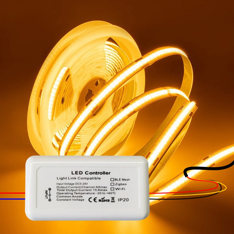 12v 24v Smart ZIGBEE flexible strip lights work with tuya APP