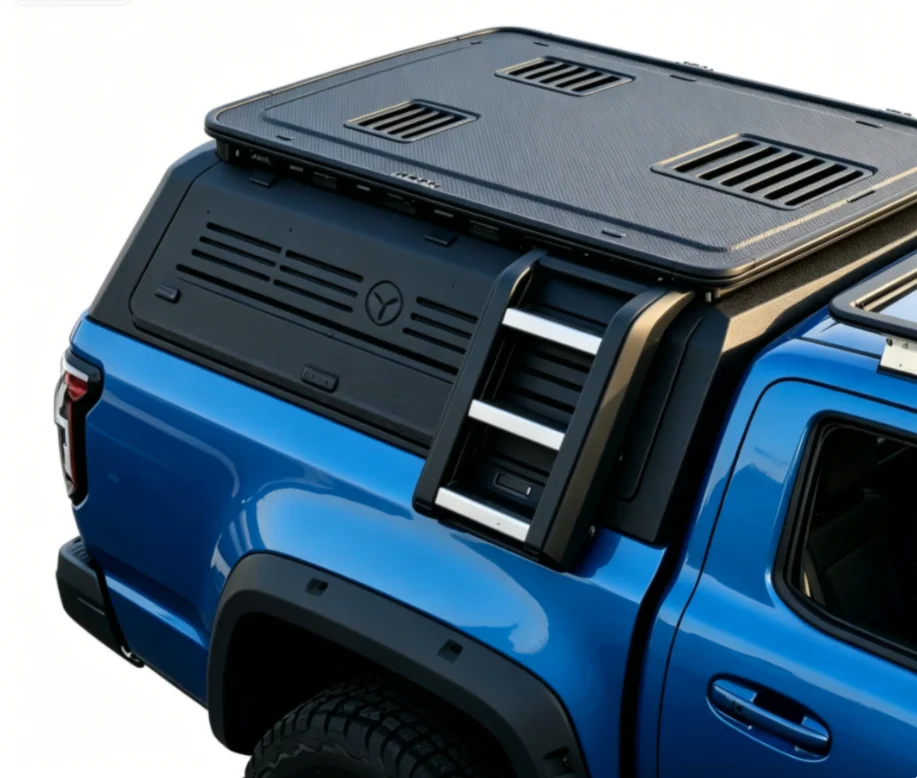 Dream Car  Aluminum Alloy Retractable Roll-Up Waterproof Hard Type Tonneau Cover No-Drill Installation Tailgate Lock Picku