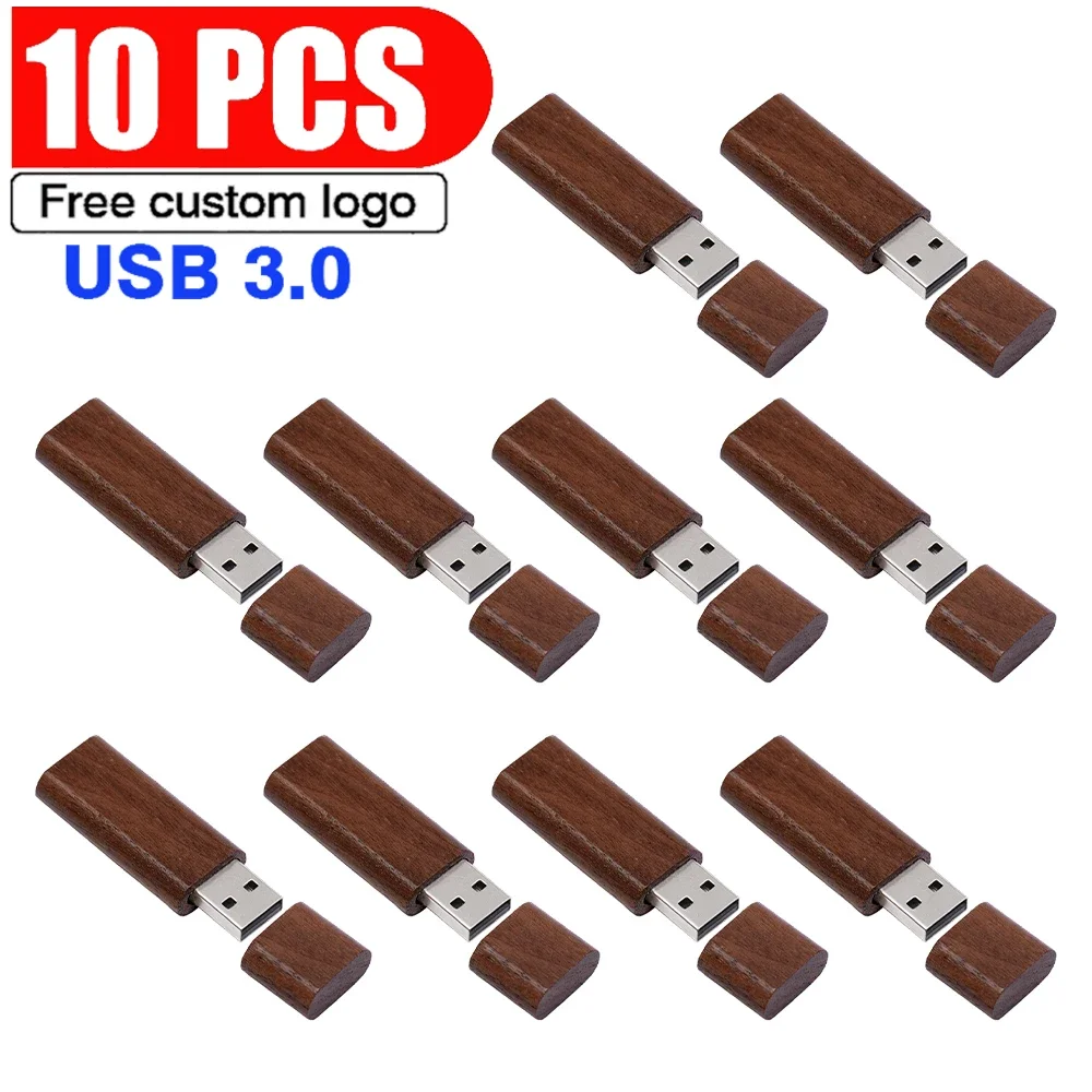 

SHANDIAN 10 шт. Бесплатный индивидуальный логотип USB 3.0 Высокоскоростные деревянные бамбуковые флэш-накопители Деревянный флэш-накопитель 16 ГБ 32 ГБ 64 ГБ 128 ГБ Подарки