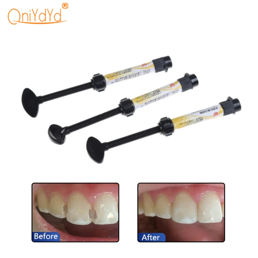 A1 A2 A3 Universal Dental  Light Curing Composite Resin for Tooth Restoration Dental Materials Available In 3 Colors