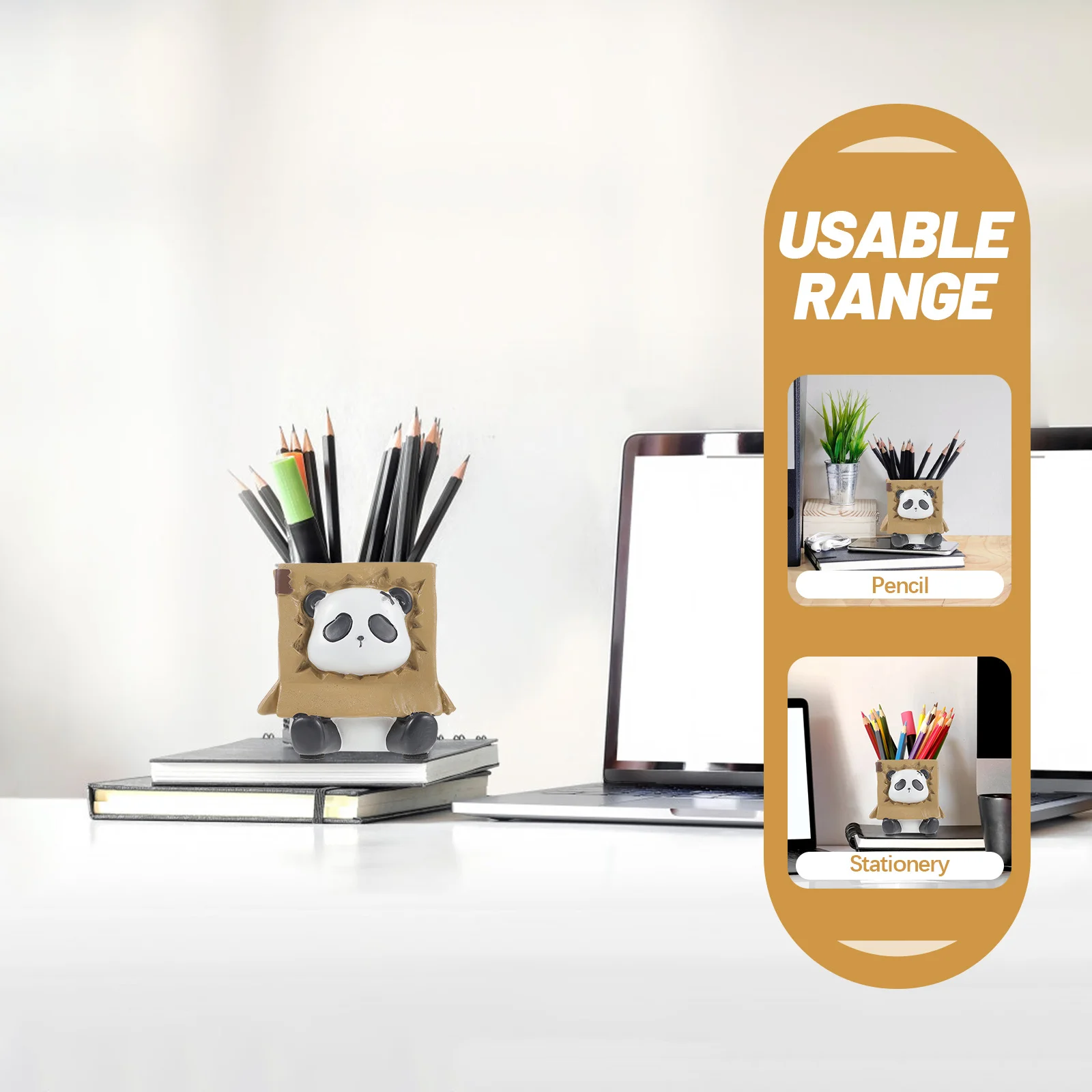 

Pen Holder Desk Organizer Stationery Container For Pens Pencils Rulers Highlighters Small Resin Planter Pot