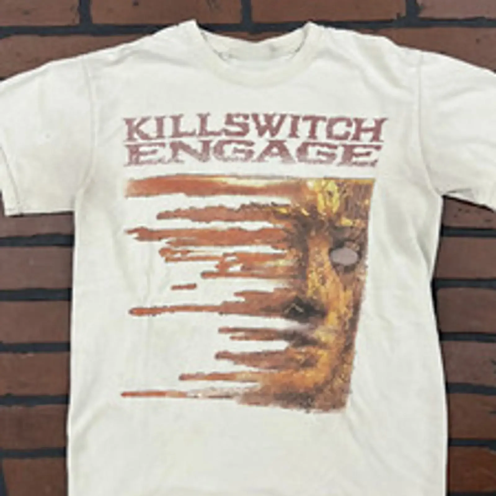 Chemise en coton Killswitch Engage Alive Or Just Breathing pour homme et femme, style vintage, effet délavé, vêtements graphiques de créateur, doux