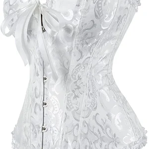 Korse üstü, viktorya dönemi, büyük beden, kadın büstiyer, overbust, dantel iç çamaşırında seksi, çiçekli, vintage, siyah, kırmızı, mavi, damla nakliye Tüllü gövdede 6 büyük satış-siyah no. 4