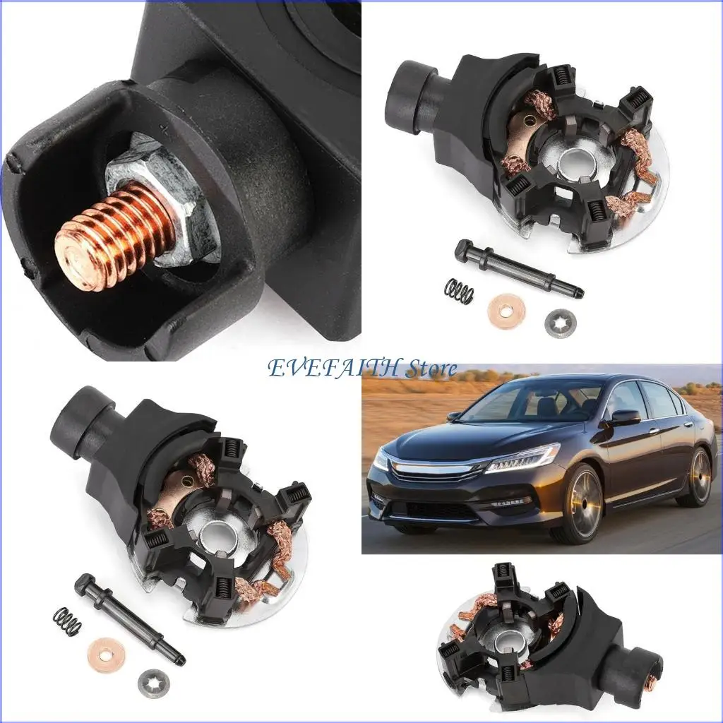 

124B Replacement Starter Brush Automotive Accessory Easy Installation Starter Carbon Brush Holder for 2013-2019