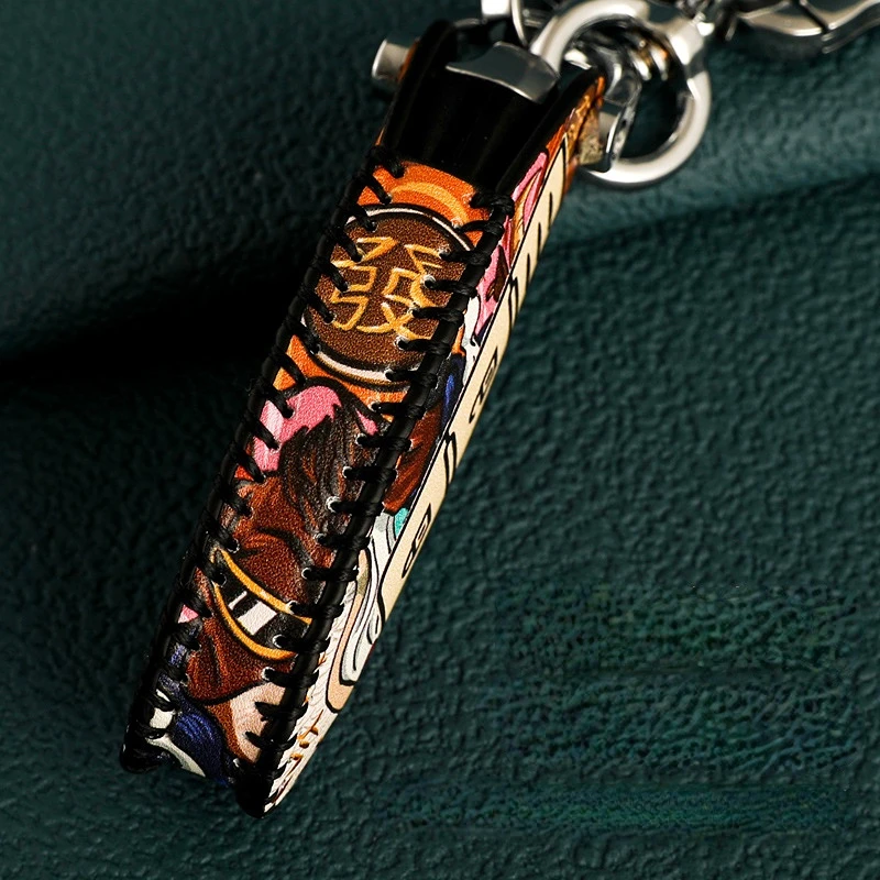 Handmade Leather Car Key Cover For Nissan 2019 2020 Armada GT-R Altima 370Z Leaf Kicks Murano Maxima Infiniti Remote Fob Case