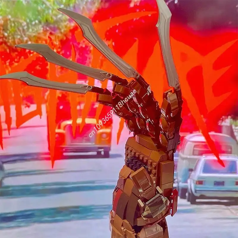 

478pcs MOC Freddy Krugers bladed glove A Nightmare Elm Street nan Model Building blocks idea Toys Kids DIY Brick Christmas gifts