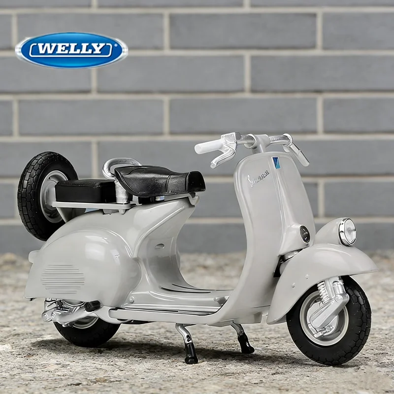 

WELLY 1:18 Vespa 1970 150CC 1953 125CC классическая модель мотоцикла для отдыха из сплава, литая под давлением металлическая уличная модель мотоцикла, детская игрушка в подарок