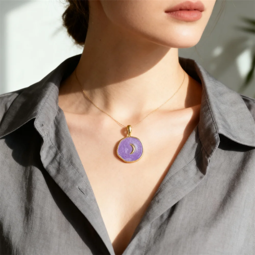 

2 шт. подвески сверкающая латунь циркон эмаль небесная луна подвески для DIY ювелирные изделия ожерелье браслет элегантные звездные аксессуары