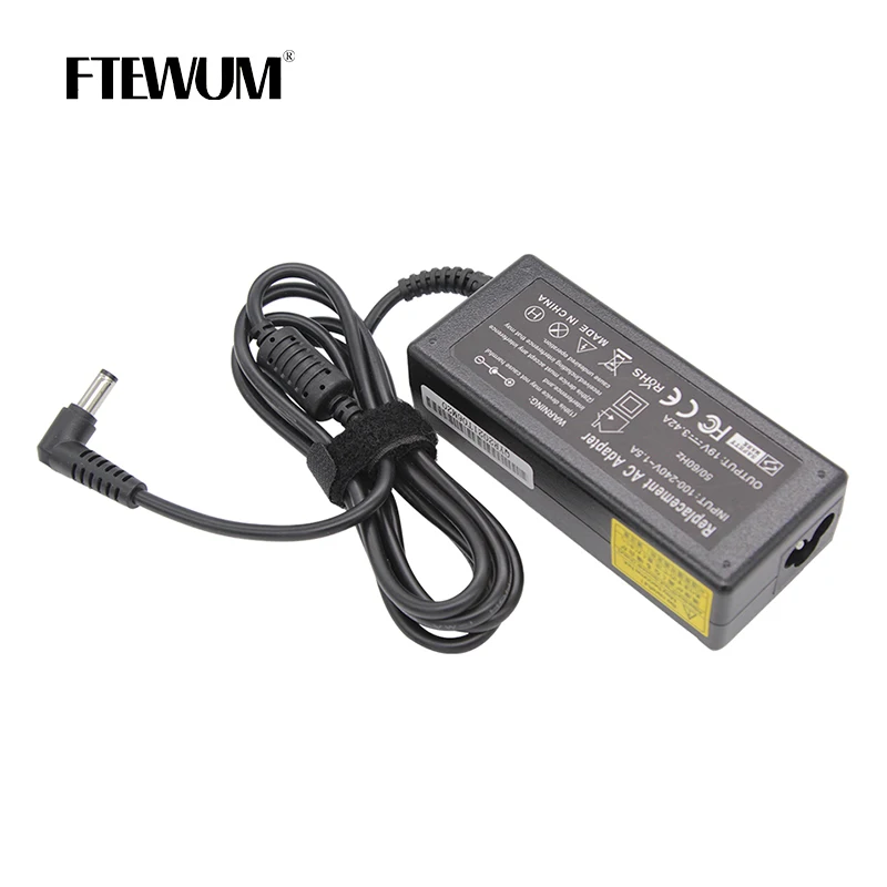 Cargador de CA para portátil, adaptador de 19V, 3.42A, 65W, 5,5x2,5mm, para Lenovo, ASUS, Toshiba X401A, X550C, A450C, Y481, X501LA, X551C, V85 Power