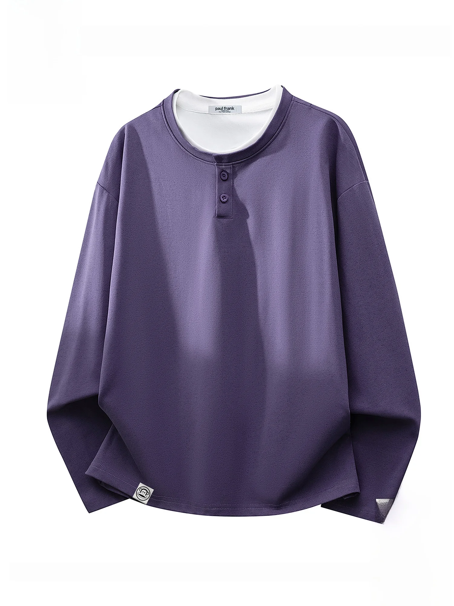 

Мужская повседневная футболка с длинным рукавом, свободного кроя, из полиэстера, с принтом обезьяны, новинка весенней коллекции, комфортная