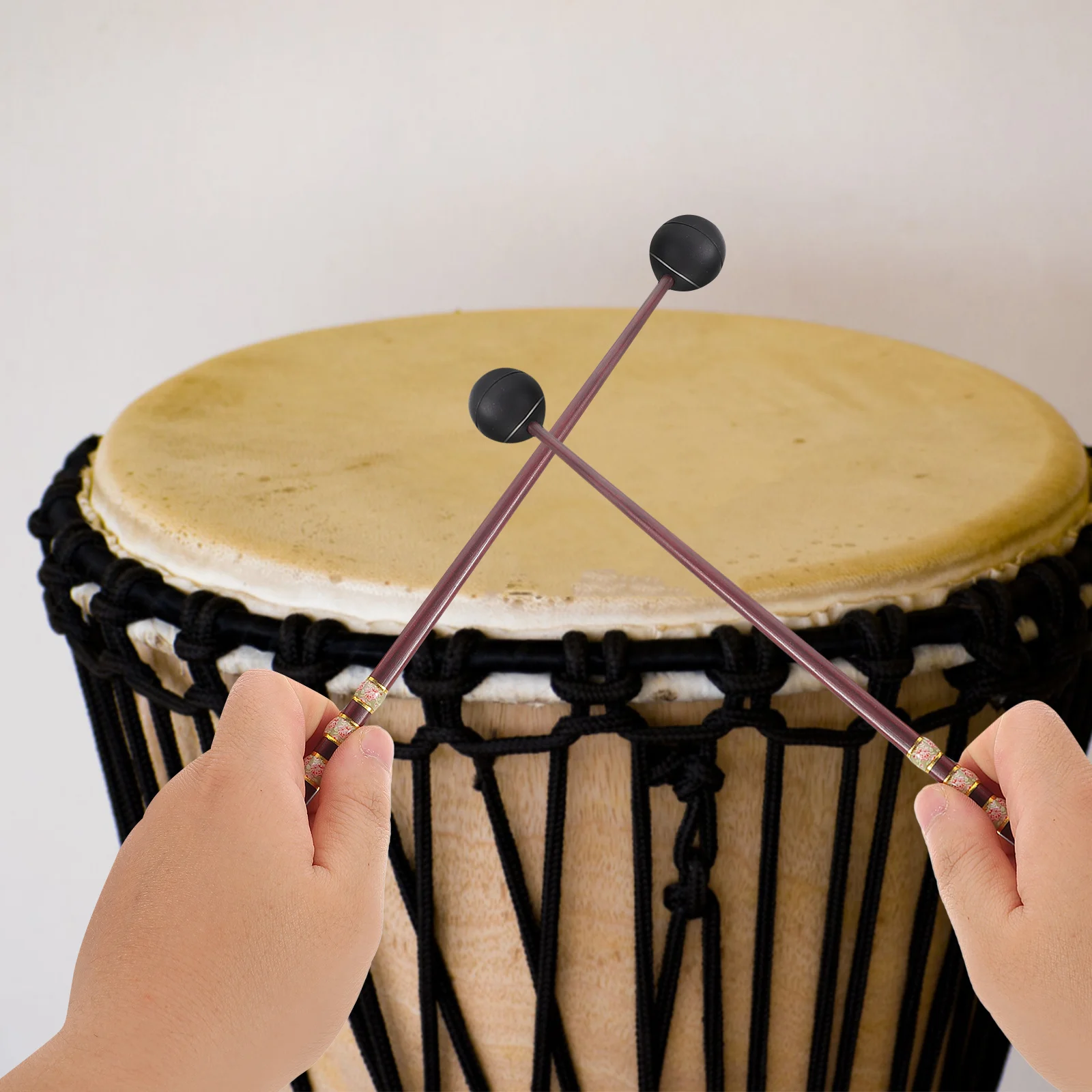 

1Pair Tongue Drum Mallet Reusable Drumstick Comfortable Design Suitable Marimba Xylophone Percussion Parts Drumstick