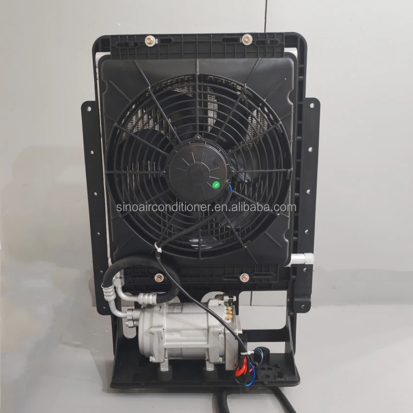 تيار مستمر Rv العربة A/c سيارة 24 فولت تكييف الهواء 12 فولت شاحنة 12 فولت التيار المتناوب اير Acondicionado سيارة شاحنة تكييف الهواء 12 فولت #3