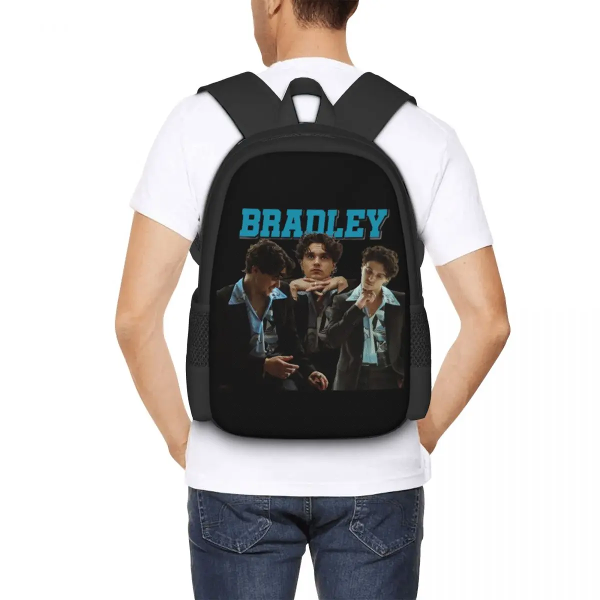 

Рюкзак Brad Simpson The Vamps для студентов, школьный рюкзак, походный рюкзак для путешествий, модная сумка для книг для мальчиков и девочек, сумки через плечо