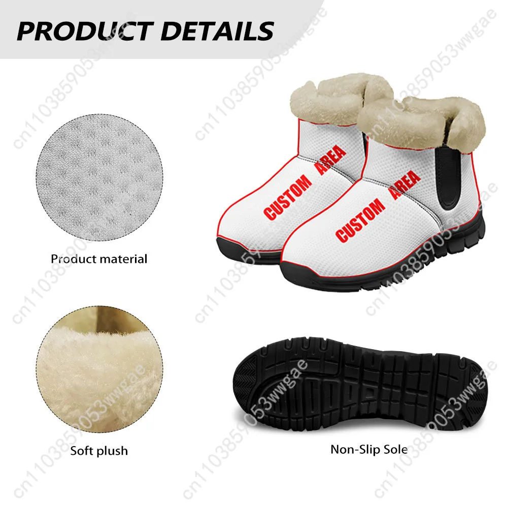 Wuthering Waves Snow Boot Warm Boot Mens Womens Teenagers Shoes High Quality Lightweight Couple Sneakers Tailor-made Sport Shoes