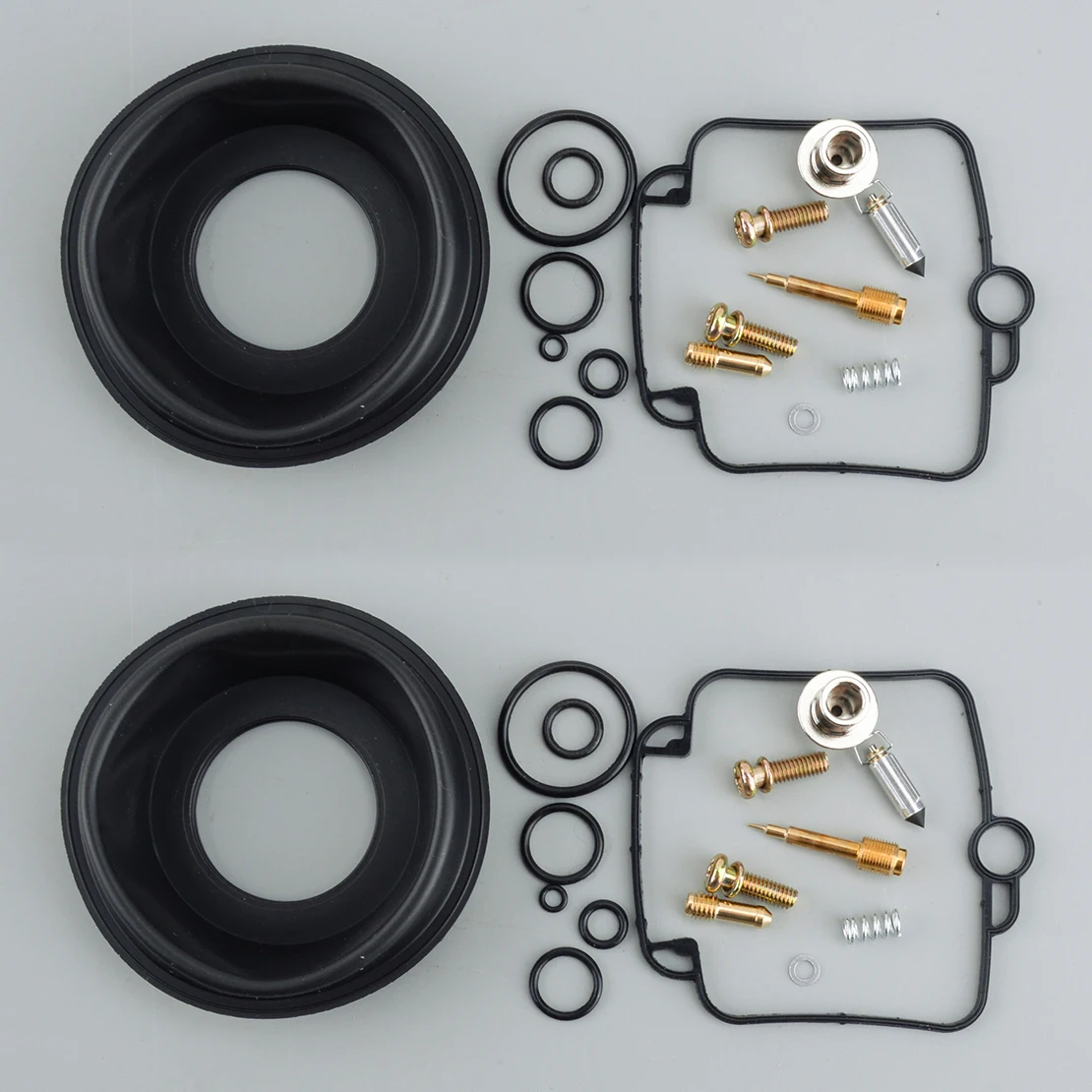 2 Sets Motorcycle Carburetor Vacuum Diaphragm Repair Rebuild Kit Fit for Aprilia Pegaso 650 Cube BMW F650