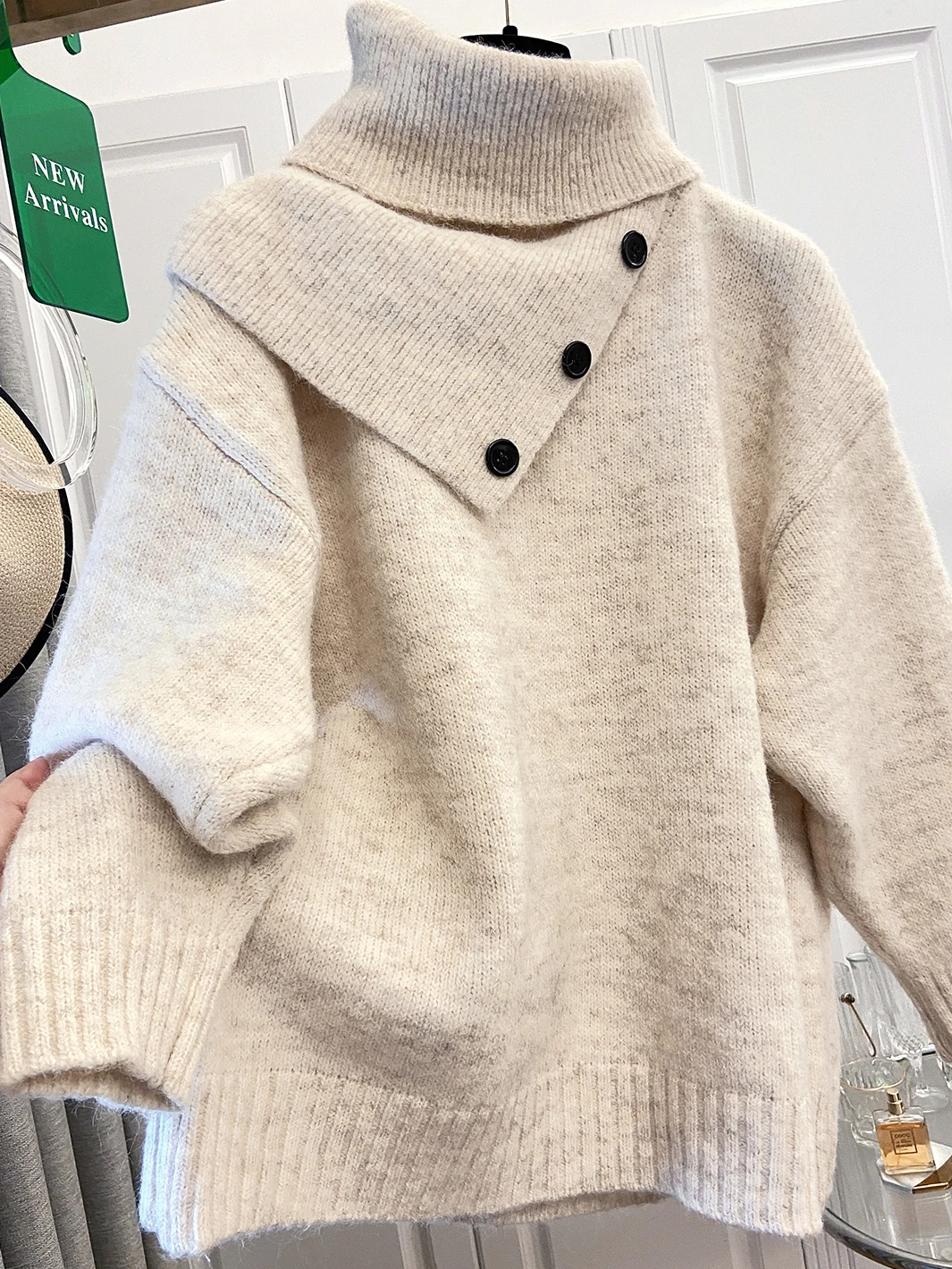 Plus Größe Hohe Ne Thiened Pullover Frauen Herbst Winter Lose Abnehmen Gestrickte irt Mädchen Lose Fit Komfortable Warme Top