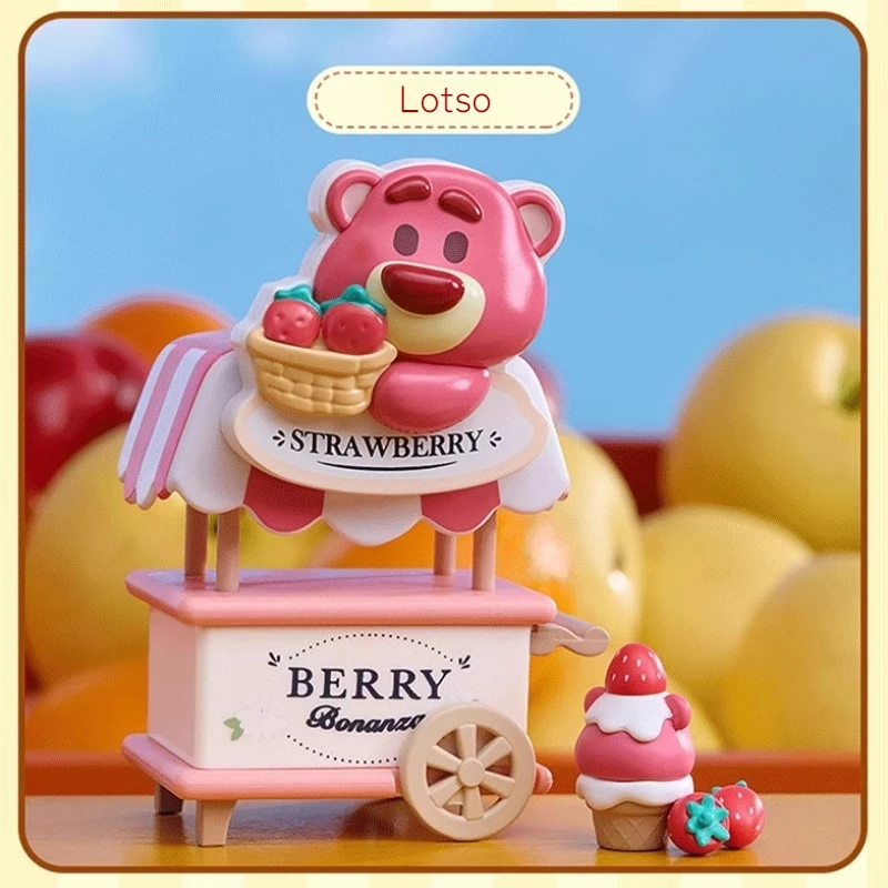 Miniso Pixar Fruit Fair Series Blind Box Ornaments Figure Cute Interesting Girl Birthday Gift Kawaii Lotso Kid Toys Xmas Gift