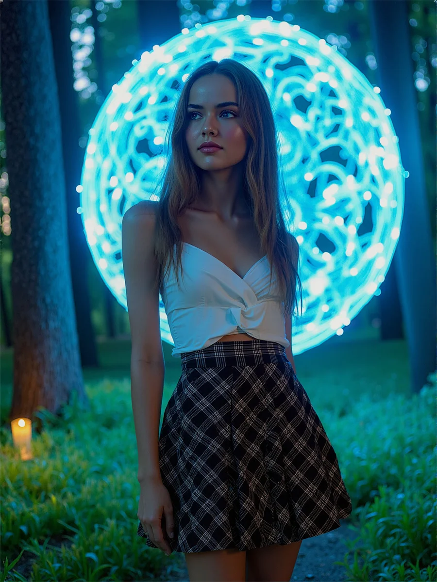 

Plaid Brown Skirts Womens Velvet Soft Elegant Winter Warmth Thickened Cozy Lined Classic Minimalist Graceful Office Midi