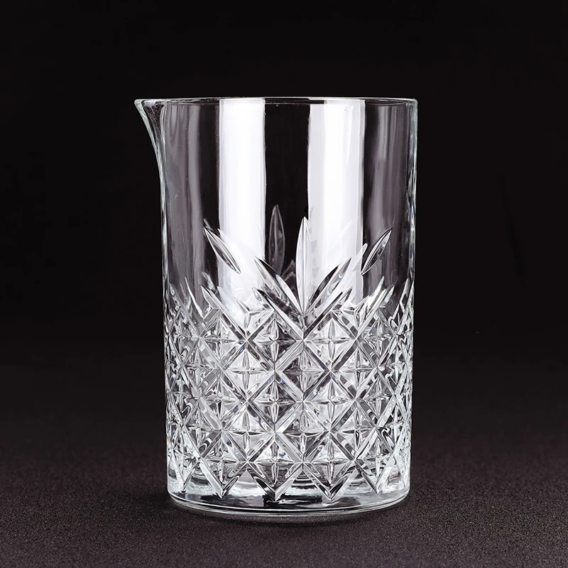 

700ml Glass Studded Cocktail Mixing Glass Bar Tools