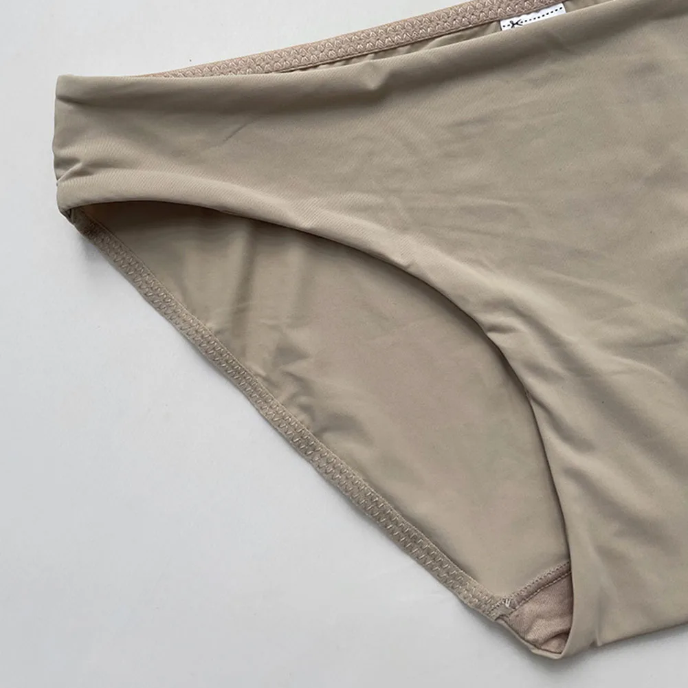 Women Sexy Lingerie High Cut Thongs Panties Comfortable Soft Underpants Solid Color G-String Briefs Low-rise Stretchy Underwear