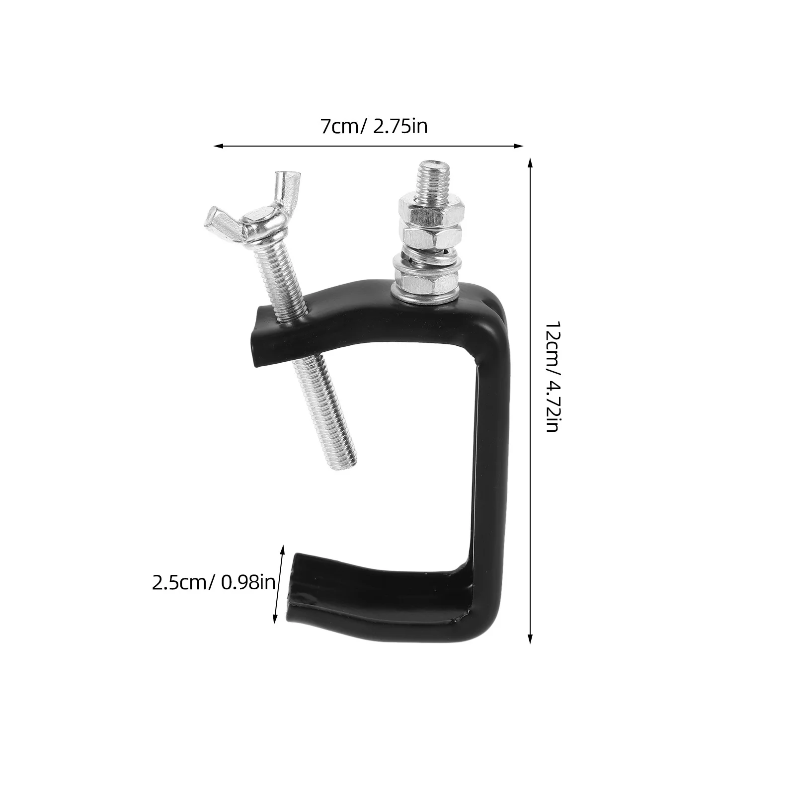 2 قطعة ضوء المرحلة المشابك الثقيلة المعادن الجمالون السنانير الإضاءة جبل Dj مصابيح حفلات تركيبات Dj ضوء المشابك الإضاءة جبل #4