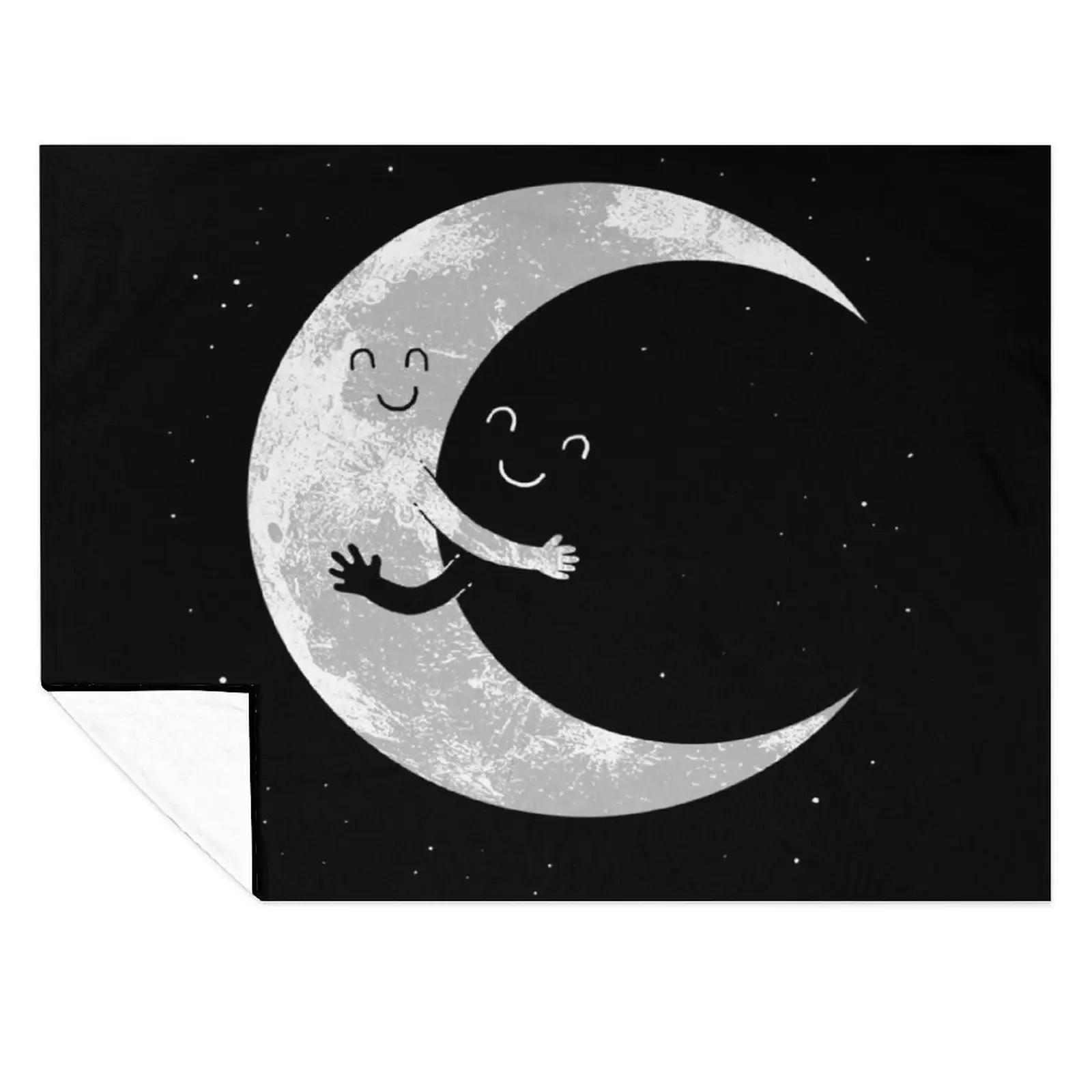 

Moon Hug Throw Blanket Nap warm winter Single for babies Blankets