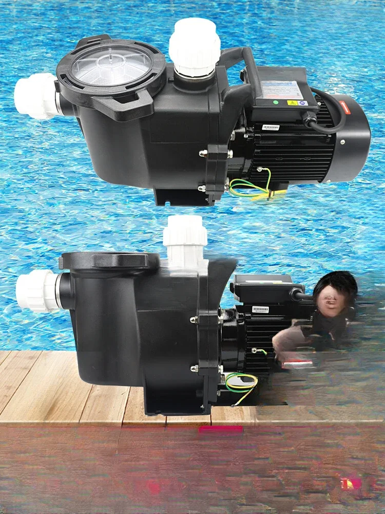 Swimming pool pump sewage suction machine water treatment fish pond sewage suction pump sand tank filter circulation pump