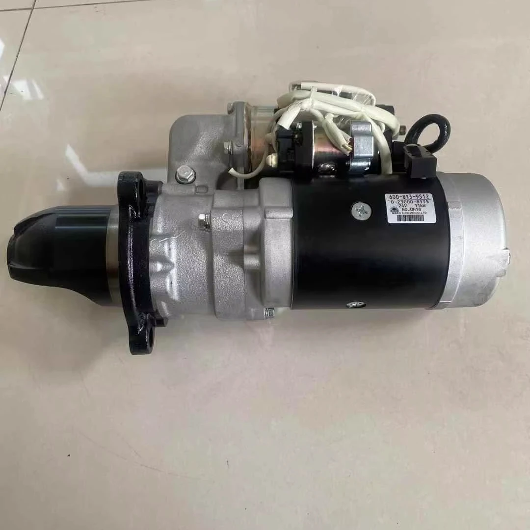 

Starter Motor 600-813-9512 for PC1250-8 D375-6 Excavator Bulldozer Engine Starting Motor