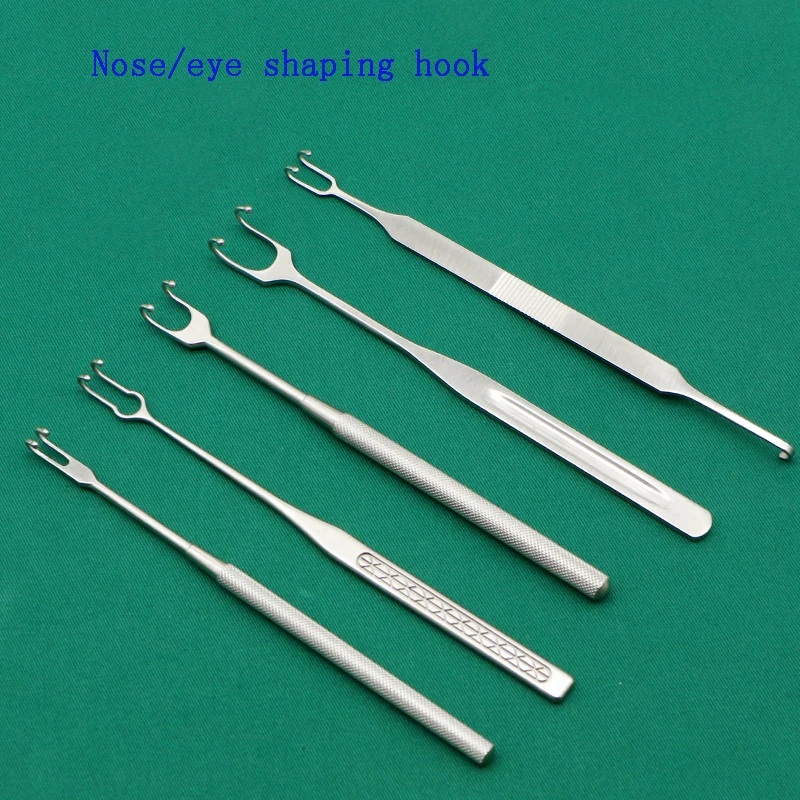 eauty and plastic surgery double claw hook double ball hook micro double claw skin hook sharp blunt head eyelids hook