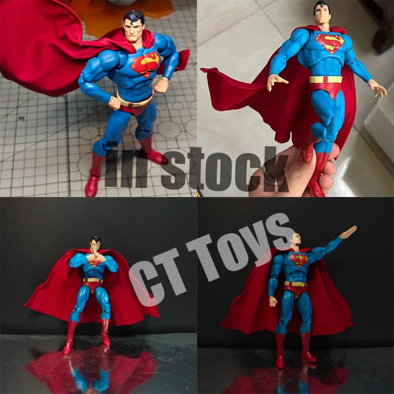 【Em Estoque】Boneco de Ação Articulado de 16cm da Série Liga da Justiça do Super-Herói Superman, Brinquedo Colecionável para Fãs Adultos