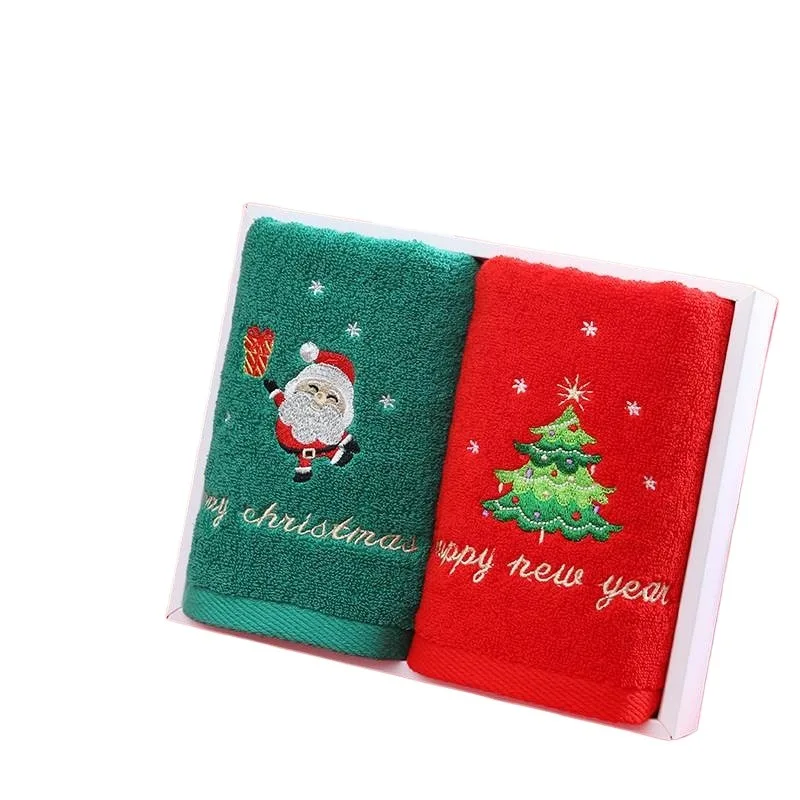

Christmas gifts, towels, face towels 2 gift boxes