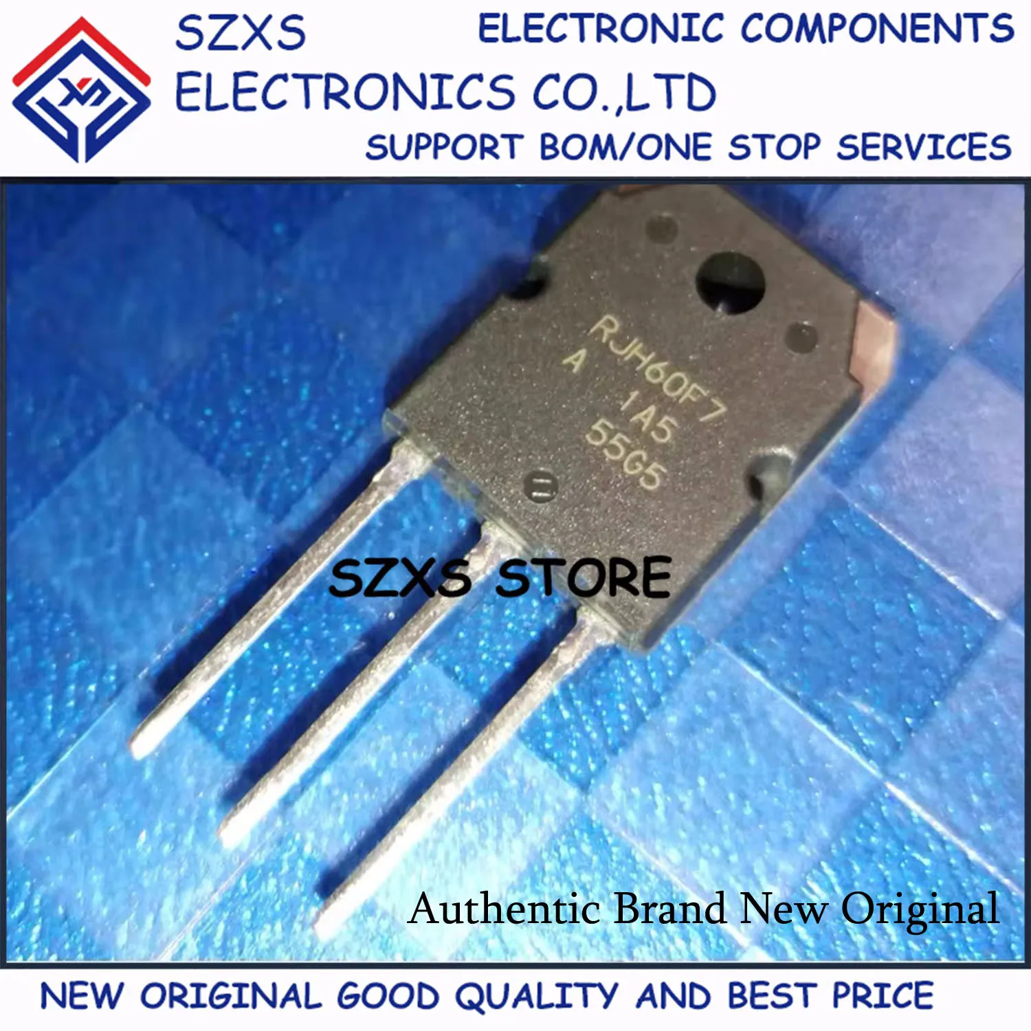 New Original 10Pcs RJH60F7 RJH60F7ADPK TO-3P 90A 600V IGBT Field-effect Transistor In Stock Electronic Components Good Quality