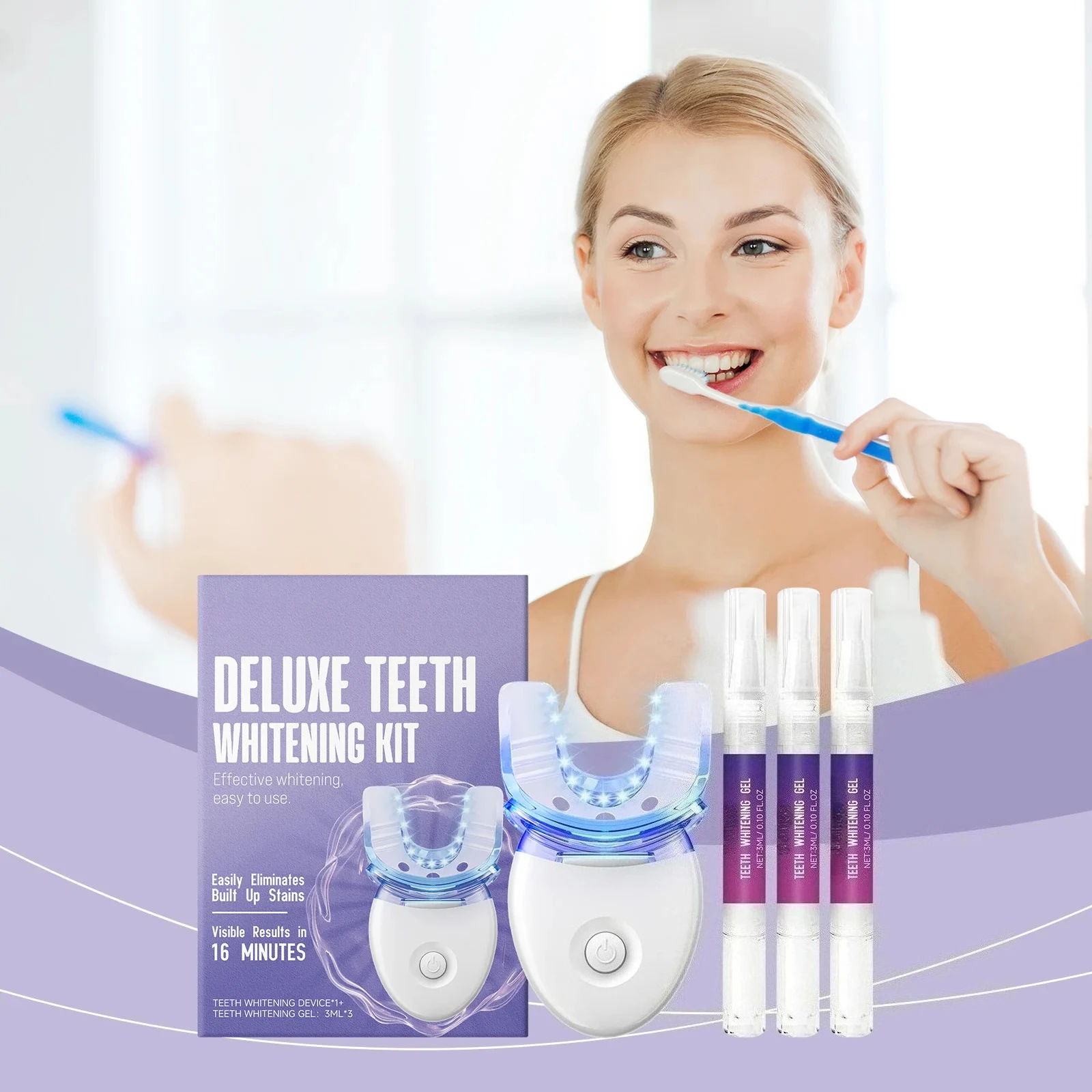LED Teeth Whitening Gel Kit – - Teeth Whitening Led Kit review and price