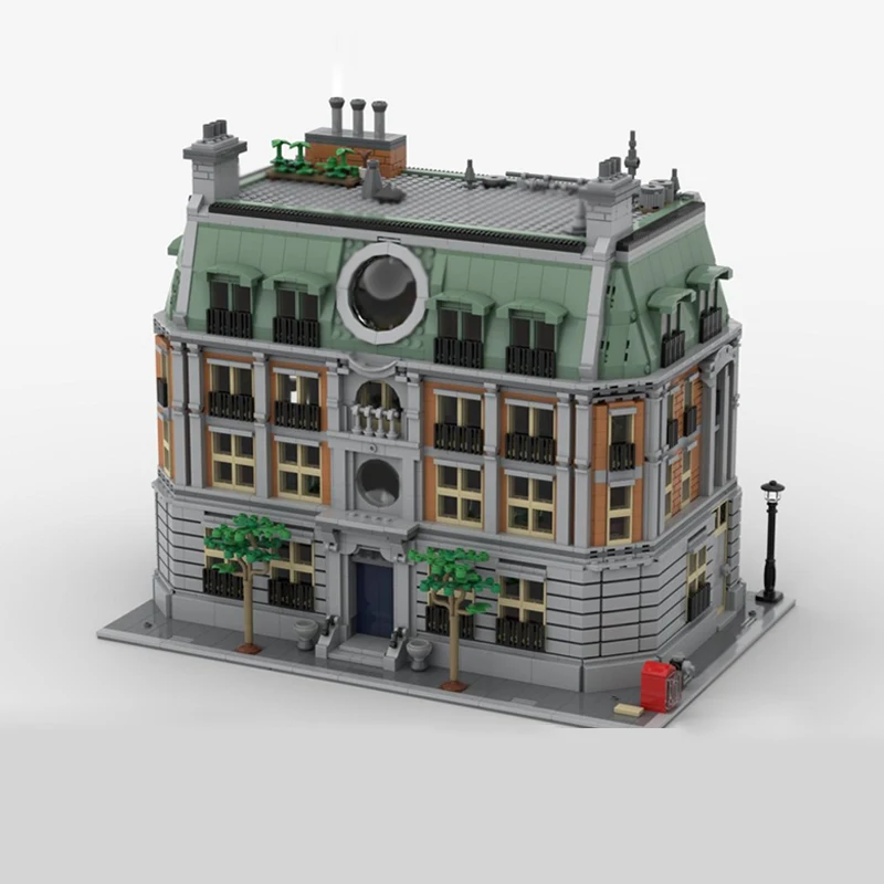 Castello medievale Modello MOC Mattoni da costruzione Antica chiesa architettonica Tecnologia modulare Regali Vacanza Assemblare Giocattoli per bambini