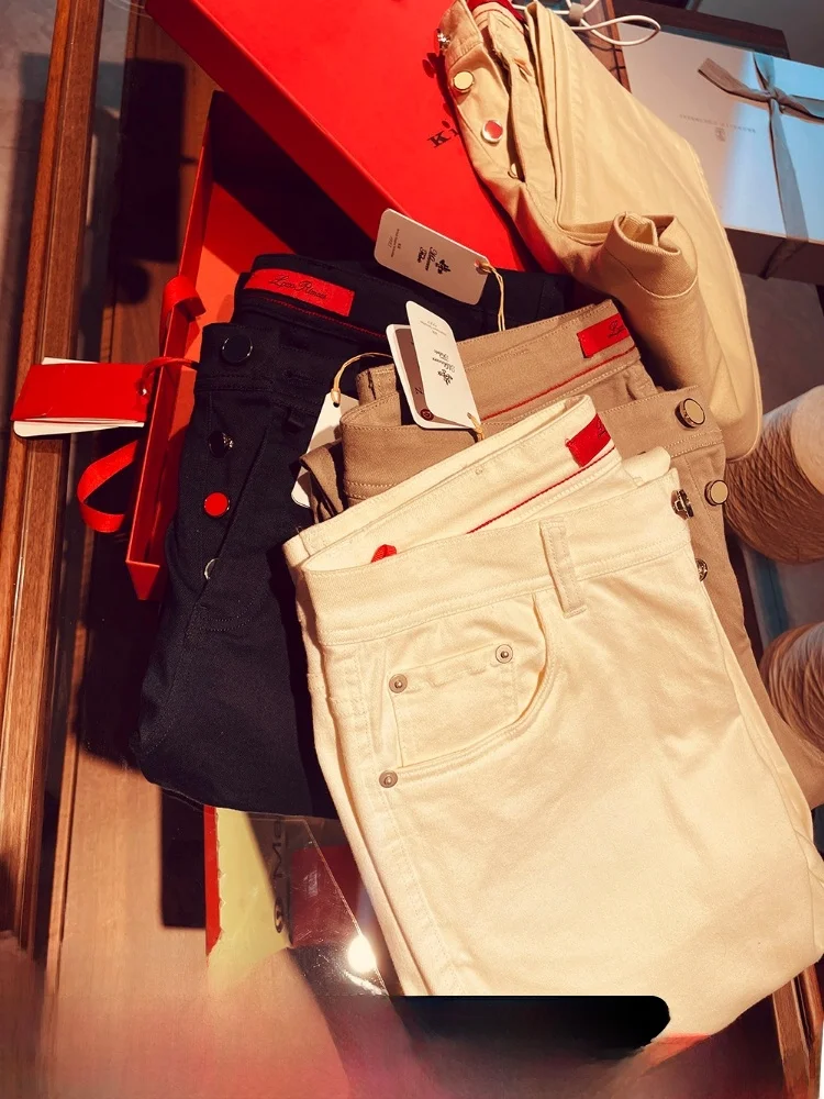 

High-End Classic Men's Casual Organic Cotton Denim Jeans Straight Leg Fit Comfortable Faionable Imported Quali