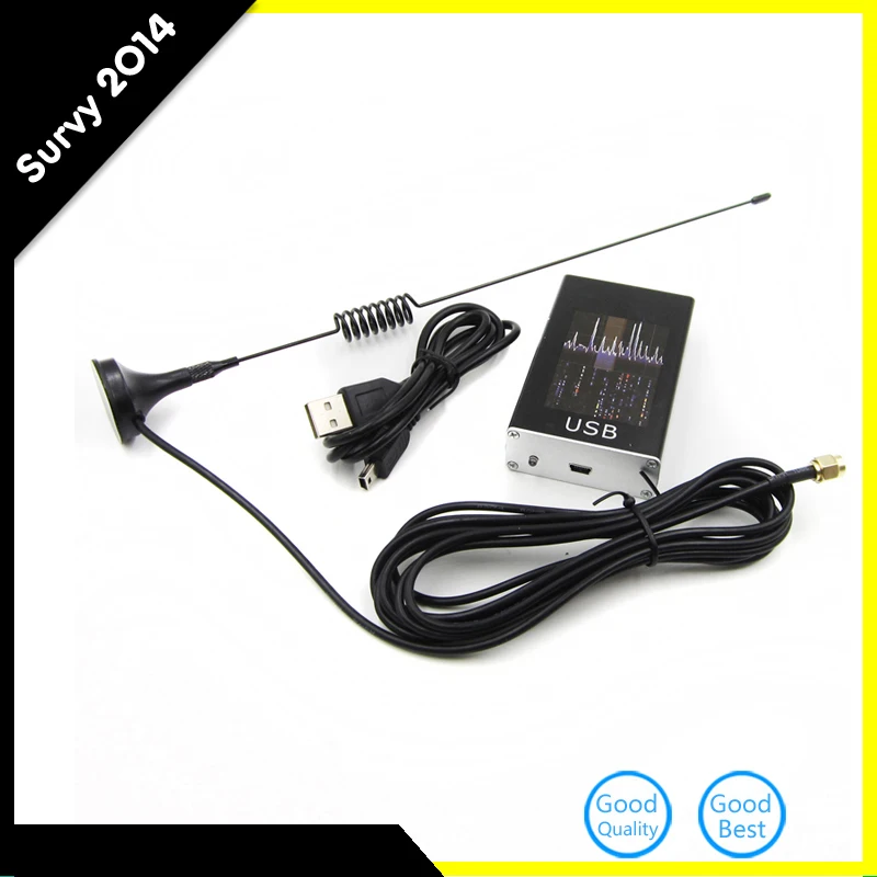 Ham Radio Receiver R820T+8232 Ham Radio 100KHz-1.7GHz full band UV HF RTL-SDR USB Radio Tuner diy electronics