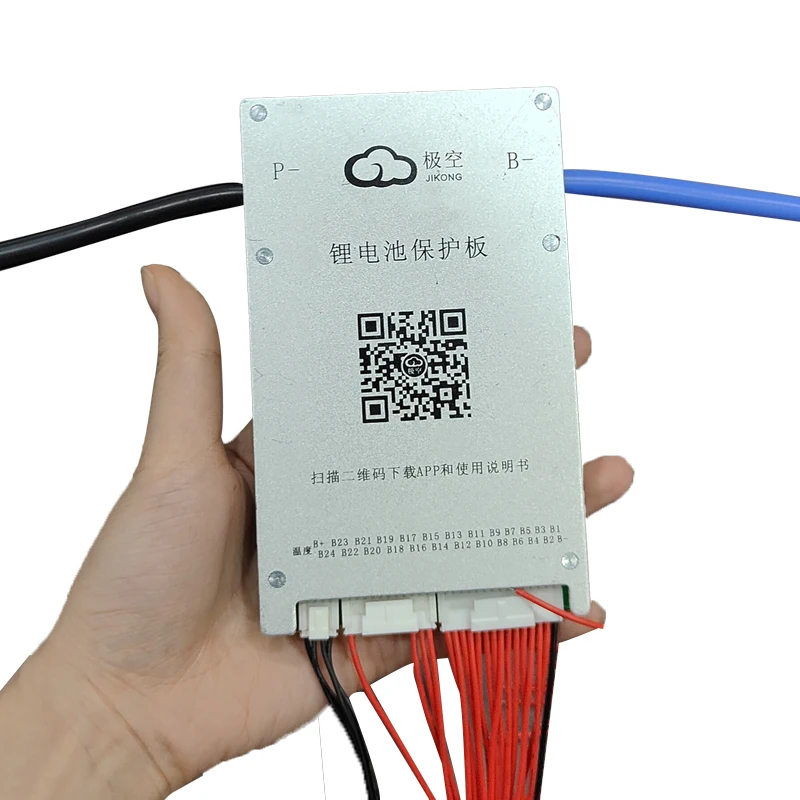 Jikong Smart Active Balance 0.6A 1A 2A BMS 4S 8S 17S 20S for Li-ion LiFePO4 Lto 24V 36V 48V CAN RS485 BT App