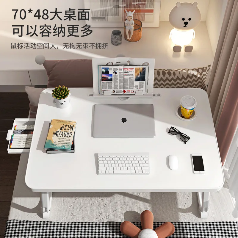 Bed Folding Small Table Study Table University Dormitory Bed Computer Table