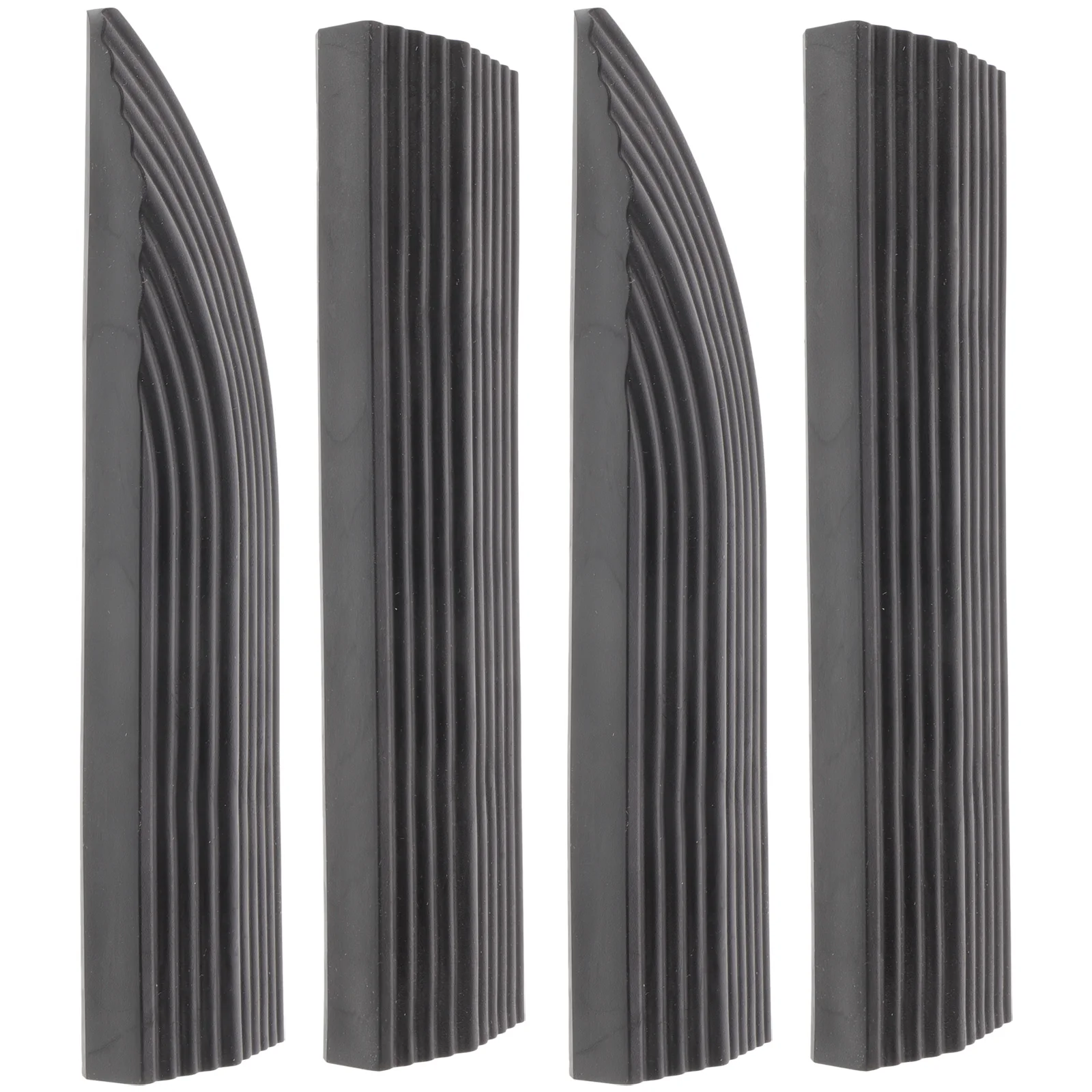 

4pcs Rubber Anti-Slip Water-Resistant Home Slope Ramp Durable Entry Ramp Door Steps Indoor Thickened