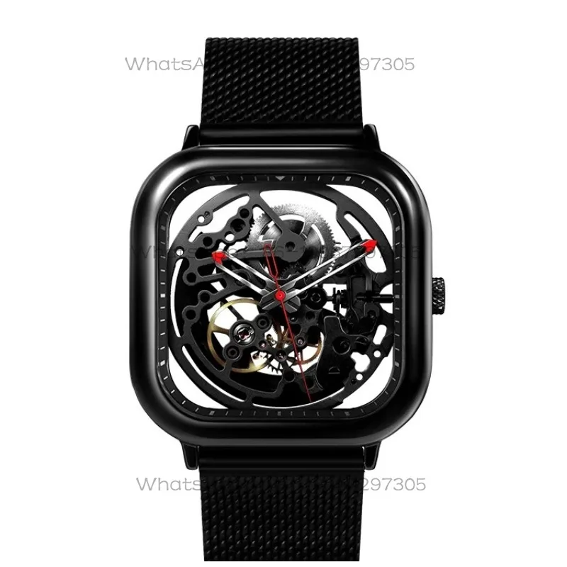 Fully hollow mechanical watch won double-sided hollow men's watch