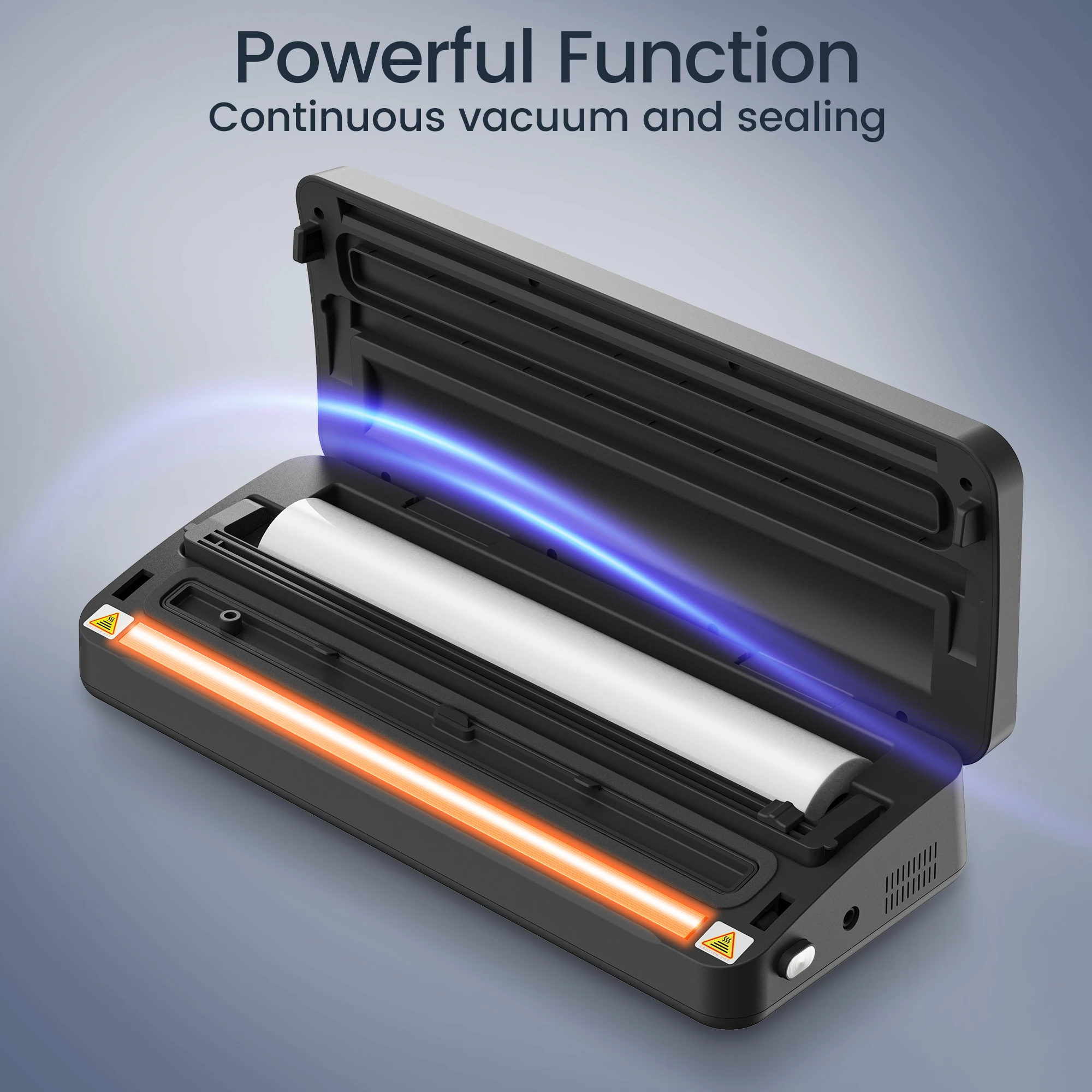 ALACRIS LED Vakuum Versiegelung Küche Food Storage Bag Sealing Verpackung Maschine Automatische Lebensmittel Lagerung Container Hause Geräte