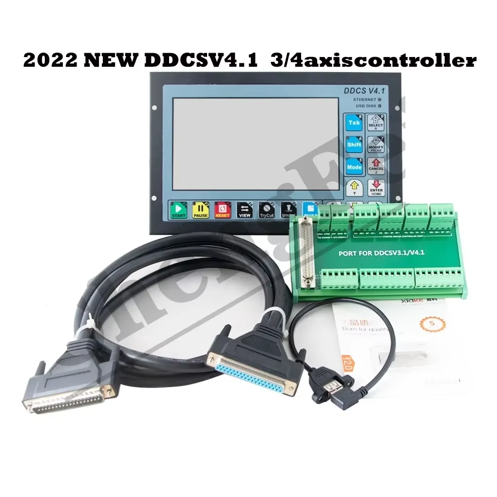 NEW DDCSV3.1 upgrade DDCS V4.1 3/4 axis independent offline machine tool engraving and milling CNC motion controller