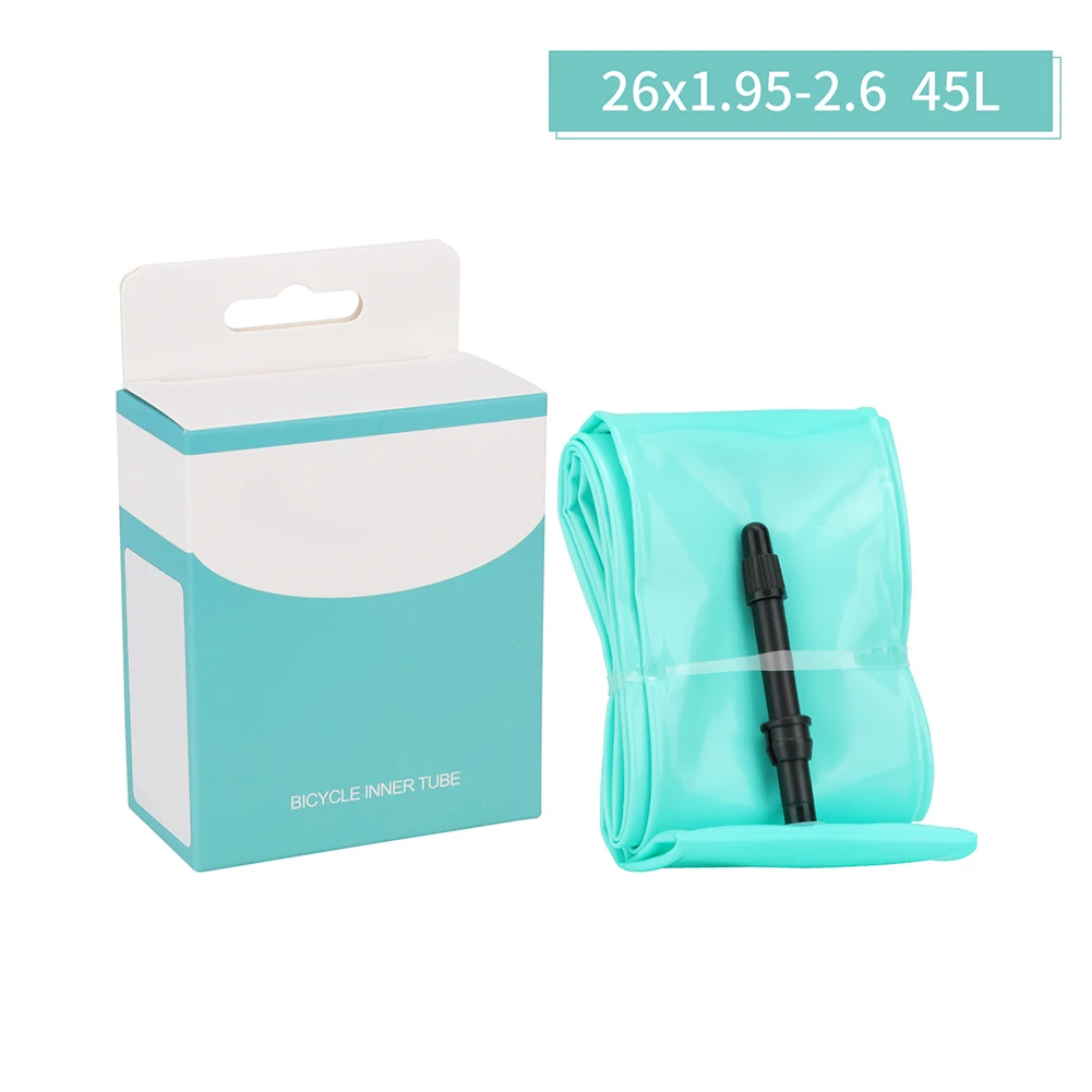 

Bike Maintenance Lightweight Inner Tube Compact Bike Tube 27.5x1.95-2.6 45mm Air Leakage Reduction Improved Puncture Resistance
