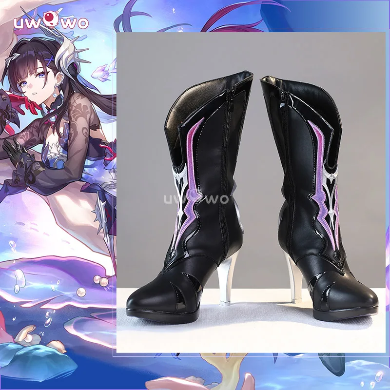 

UWOWO Hysilens Shoes Game Honkai Star Rail Hysilens Cosplay Shoes 35-42 Halloween Shoes