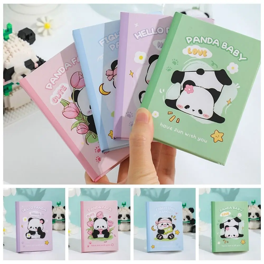 Memo Diary Planner A7 Mini Pocket Notebook Thickening Taking Notes Agenda Organizer Panda Pattern Diary Notebook Office Supply